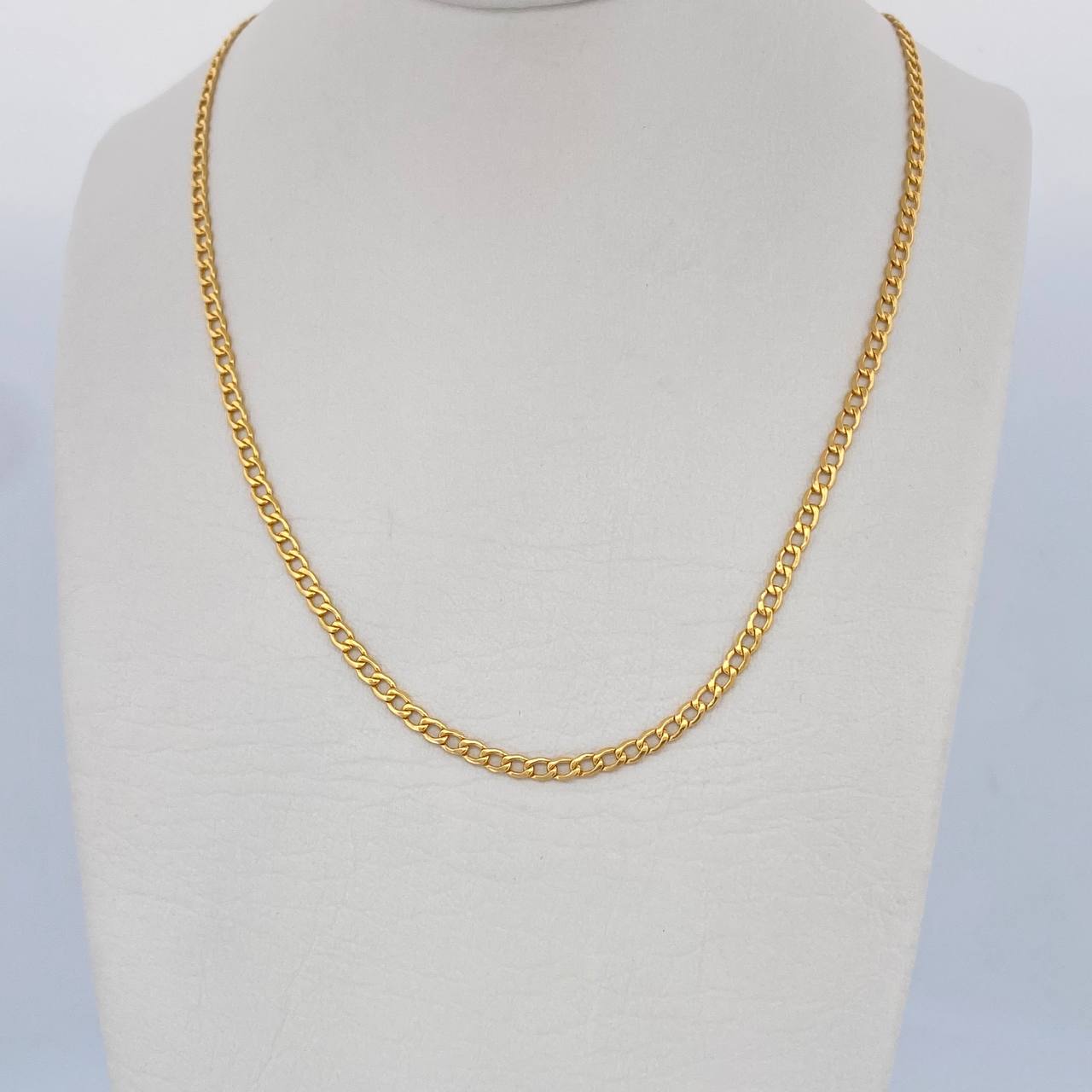 Cadena Cubana 4.35gr / 50cm / +0Oro 18K $