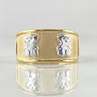 Anillo Oso Ts 1.6gr / T7 1/2 / Oro 18K -