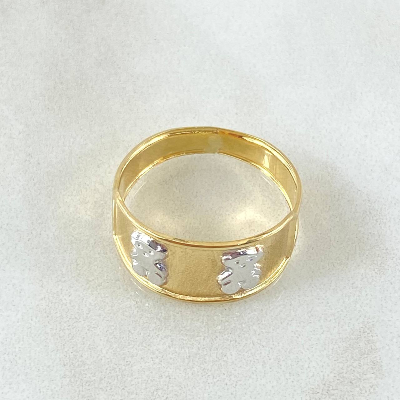 Anillo Oso Ts 1.6gr / T7 1/2 / Oro 18K -