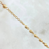 Rosario Virgen Milagrosa Cruz 8.4gr / 55cm / Oro 18K