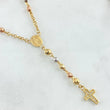 Rosario Virgen Milagrosa Cruz 8.6gr / 55cm / Oro 18K