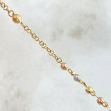 Rosario Virgen Milagrosa Cruz 8.6gr / 55cm / Oro 18K