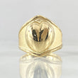 Anillo Corazon 2.2gr / T6 1/2 / Oro 18K