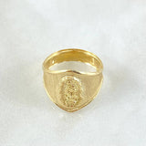 Anillo Virgen de Guadalupe 2.05gr / T7 1/2 / Oro 18K ©