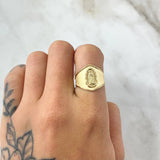 Anillo Virgen de Guadalupe 2.05gr / T7 1/2 / Oro 18K ©