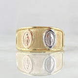 Anillo Virgen Milagrosa  1.65gr / T8 1/2 / Oro 18K ©