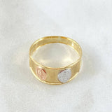 Anillo Virgen Milagrosa  1.65gr / T8 1/2 / Oro 18K ©