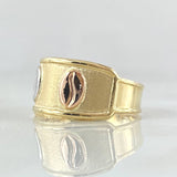 Anillo Grano Café 1.65gr / T8 1/2 / Oro 18K ©