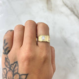 Anillo Grano Café 1.55gr / T5 3/4 / Oro 18K