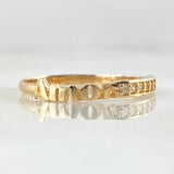 Anillo Amor 1.45 g / T7 1/2 Oro Amarillo 18K