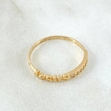 Anillo Jesus 1.45gr / T6 1/4 / Oro 18K ©