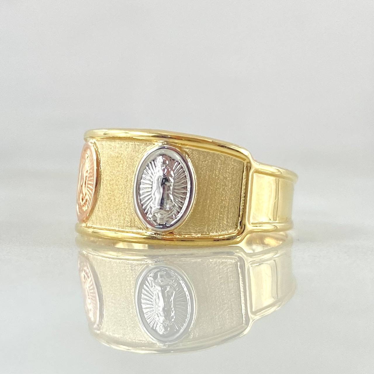 Anillo Virgen de Guadalupe 1.65gr / T8 1/2 / Oro 18K *
