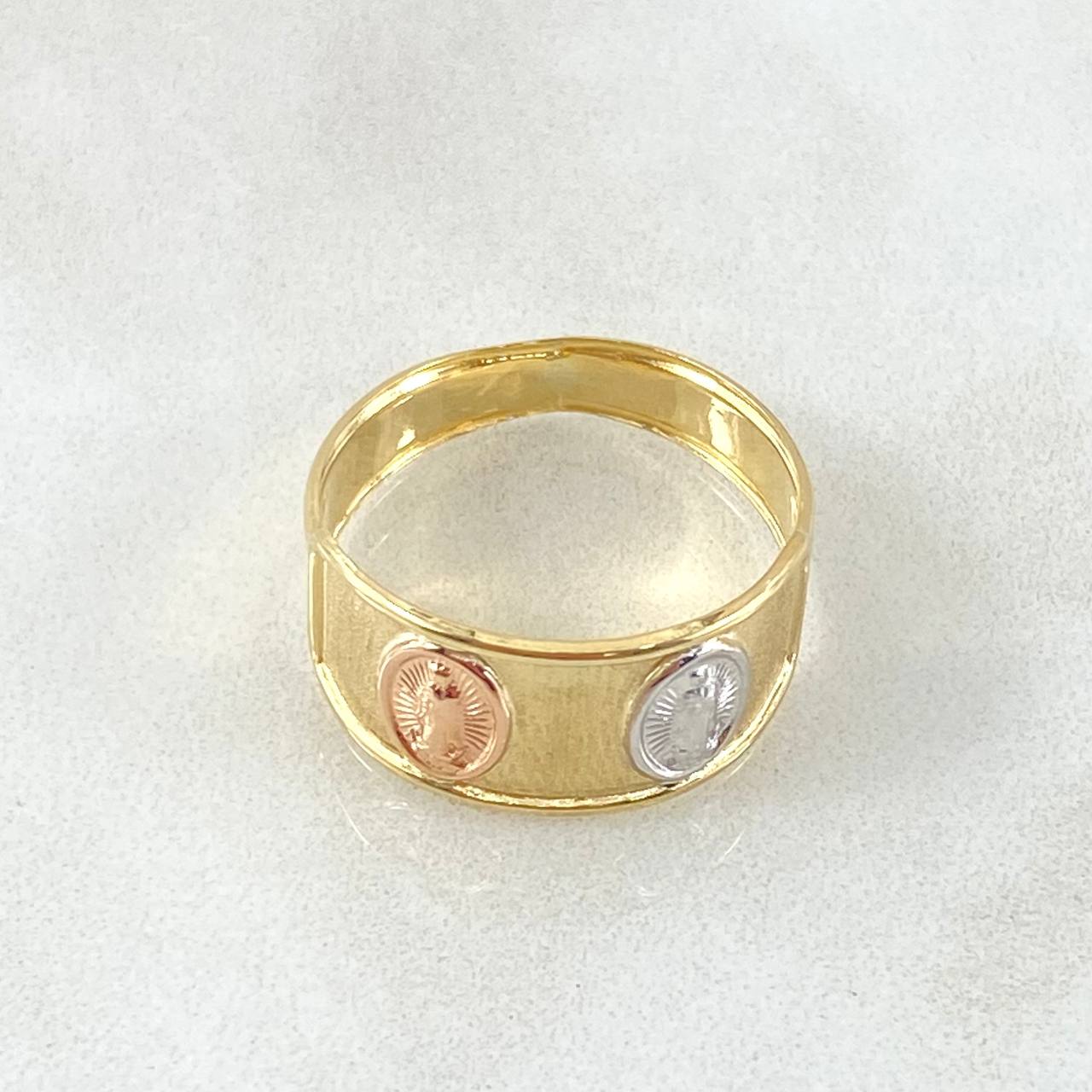 Anillo Virgen de Guadalupe 1.65gr / T8 1/2 / Oro 18K *