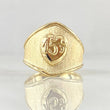 Anillo Corazon 15s 2.1gr / T9 / Oro 18K -