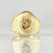 Anillo Corazon 15s 1.75gr / T6 1/2 / Oro 18K