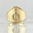 Anillo Virgen Milagrosa 1.9gr / T7 3/4 / Oro 18K