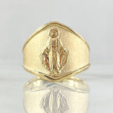 Anillo Virgen Milagrosa 1.9gr / T7 3/4 / Oro 18K
