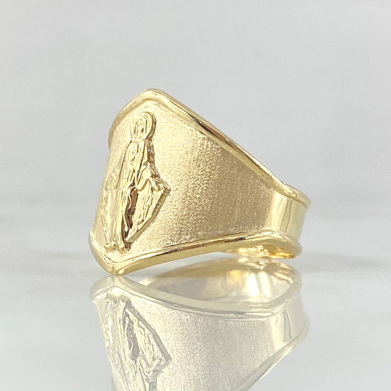 Anillo Virgen Milagrosa 1.9gr / T7 3/4 / Oro 18K