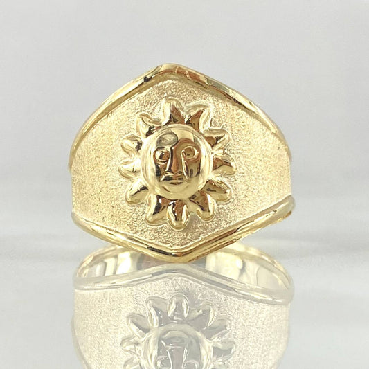 Anillo Sol 1.65gr / T6 1/4 / Oro 18K