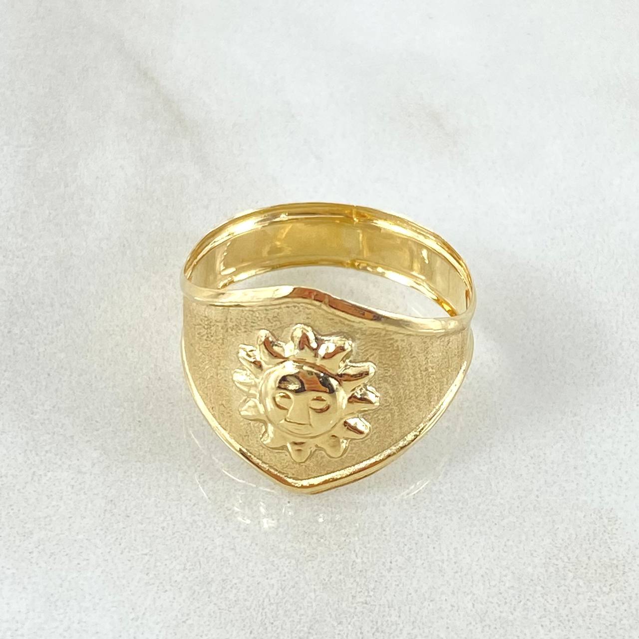 Anillo Sol 2gr / T9 / Oro 18K -