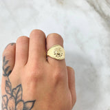 Anillo Sol 2gr / T9 / Oro 18K -