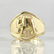 Anillo Elefante 2.15gr / T7 / Oro 18K