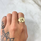 Anillo Elefante 2.15gr / T7 / Oro 18K
