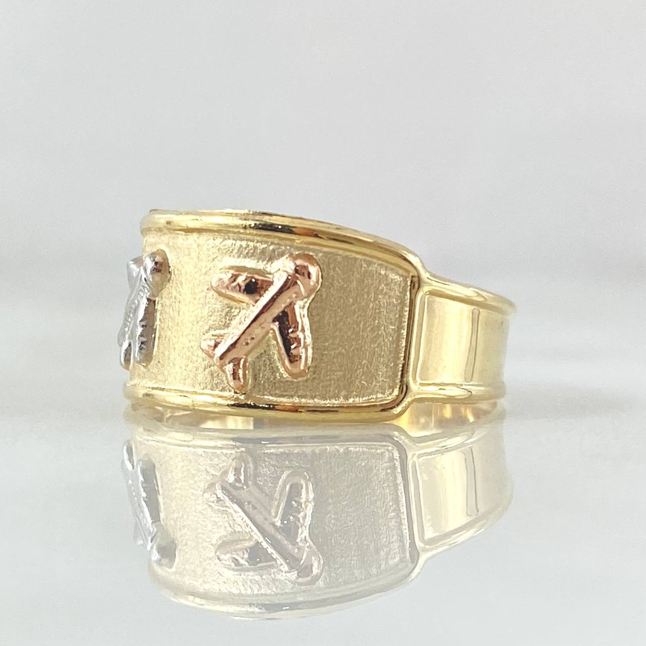 Anillo Avion 1.5gr / T6 / Oro 18K *
