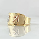 Anillo Avion 1.5gr / T6 / Oro 18K *
