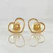 Topos Silueta Corazon 0.8gr / Oro 18K *