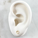 Topos Silueta Corazon 0.5gr / Oro 18K *