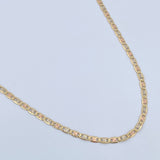 Cadena Escalera Plana 3.35gr / 59.5cm / +3 Oro 18K &