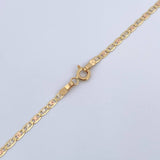 Cadena Escalera Plana 4.35gr / 60cm / +3 Oro 18K &