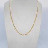 Cadena Escalera Plana 4.35gr / 60cm / +3 Oro 18K &