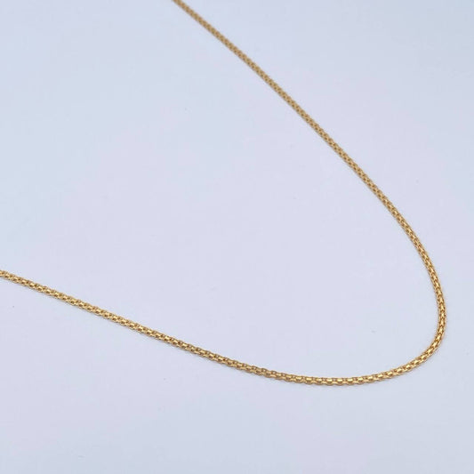 Cadena China 3.05gr / 60.3cm / +1 Oro 18K &