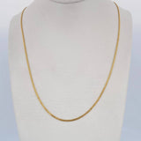 Cadena China 3.05gr / 60.3cm / +1 Oro 18K &