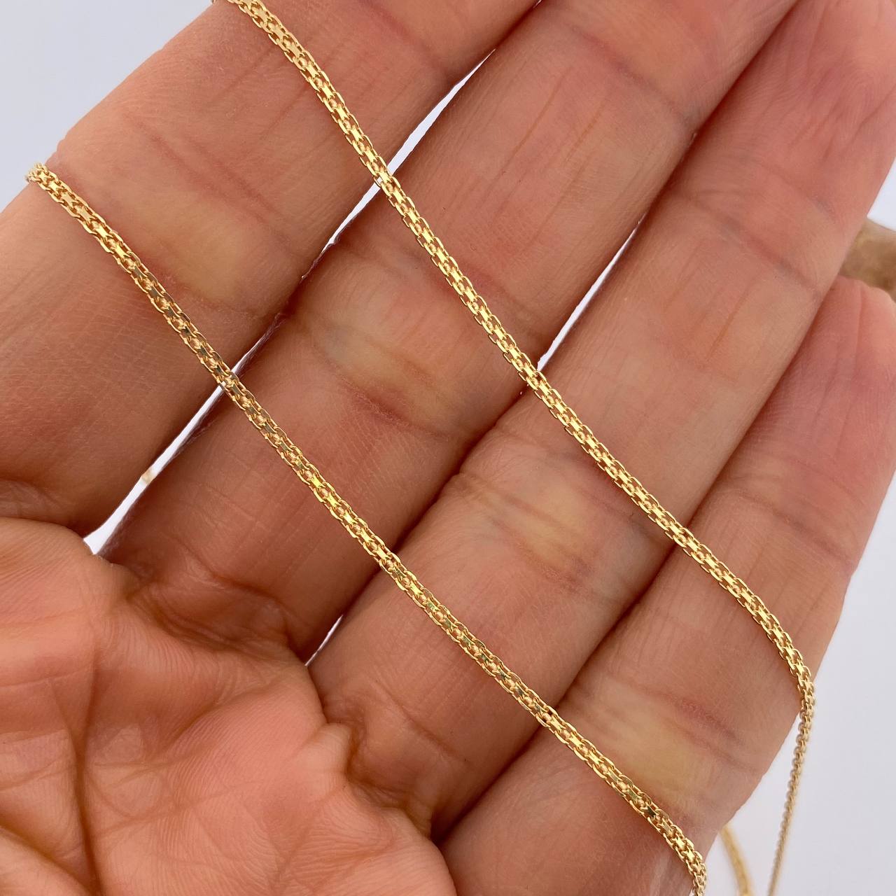 Cadena China 3.05gr / 60.3cm / +1 Oro 18K &