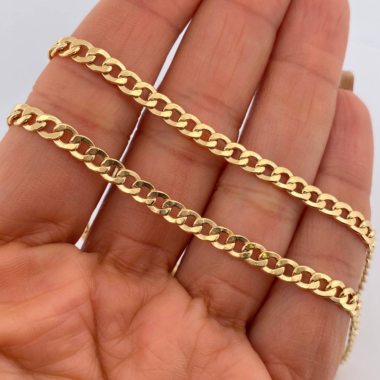 Cadena Cubana 12gr / 70.8cm / +0 Oro 18K &