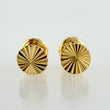 Topos Circulo Plano Diamantado 0.55g / 6.25mm Oro Amarillo 18K