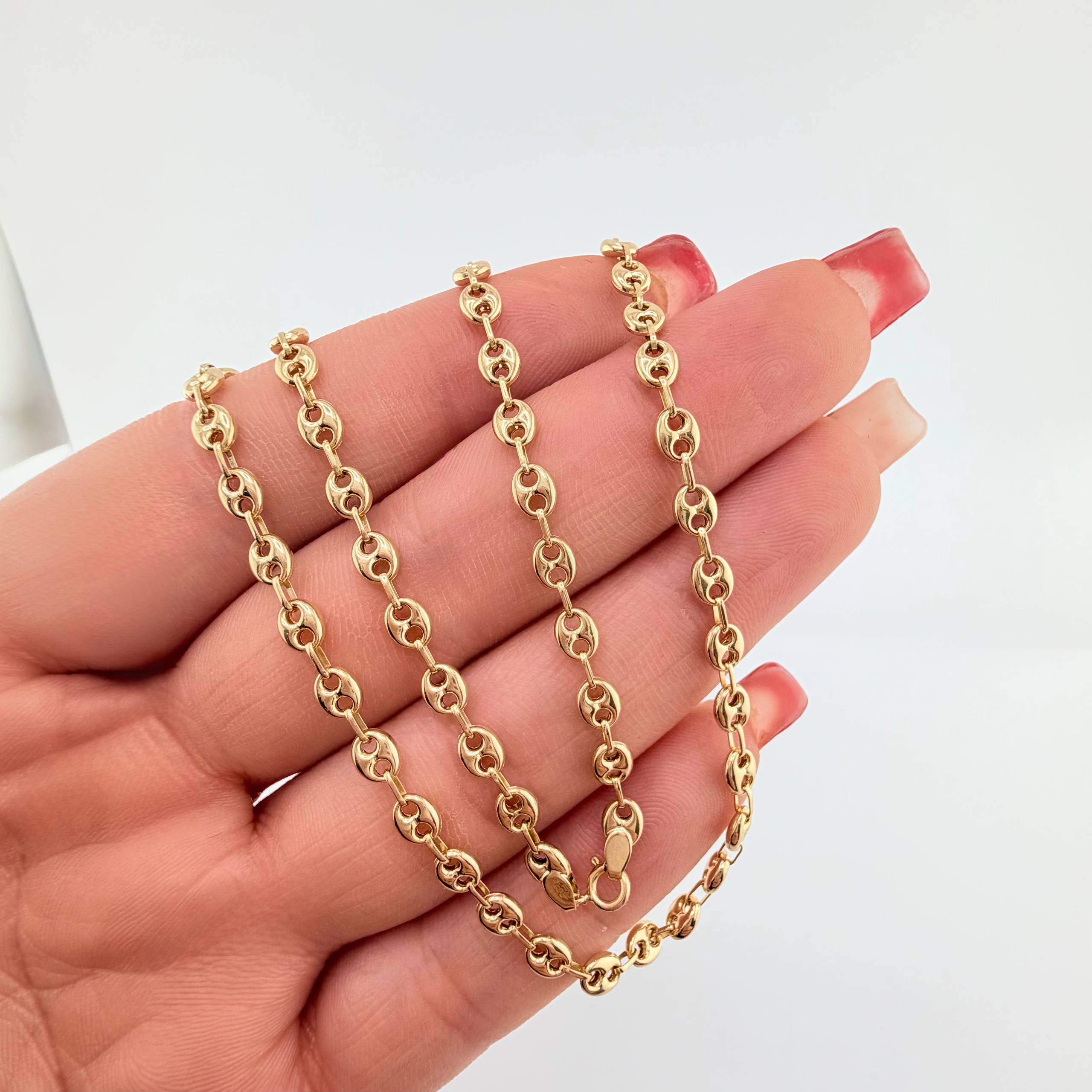Cadena GC 4.8gr / 45cm / 3.7mm Oro Amarillo 18K