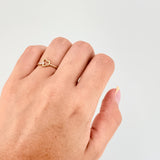 Anillo Corazón 1.15gr / T5 3/4 / Oro Amarillo 18K ©