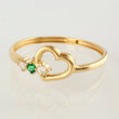 Anillo Corazón 1.1gr / T7 1/4 / Oro Amarillo 18K ©