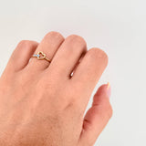 Anillo Corazón 1.2gr / T6 3/4 / Oro Amarillo 18K ©