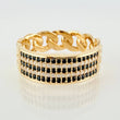 Anillo Cubano Parcial 5.95gr / T9 1/2 / Oro Amarillo 18K *