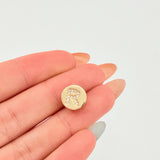 Dije Herraje Letra R 1.45gr / 1cm / Oro Amarillo 18K ©