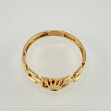 Anillo Cajón Corona 2.05gr / T7 / Oro Amarillo 18K ©