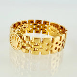 Anillo Correa Corona 3.25gr / T7 1/2 / Oro Amarillo 18K ©