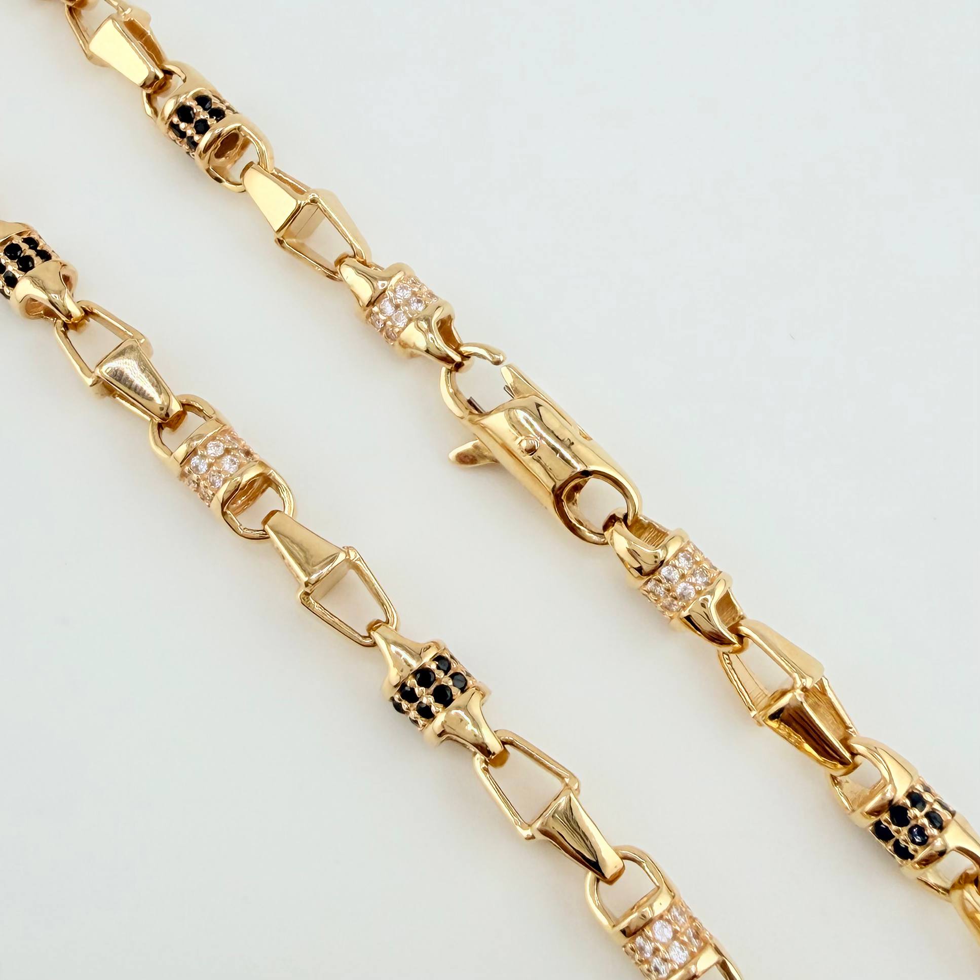 Cadena Rustica Dubai 46.45gr / 65cm / 4mm Oro Amarillo Nac.Esp. 18K *