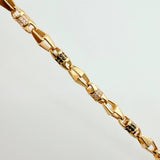 Cadena Rustica Dubai 46.45gr / 65cm / 4mm Oro Amarillo Nac.Esp. 18K *