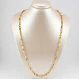 Cadena Rustica Dubai 46.45gr / 65cm / 4mm Oro Amarillo Nac.Esp. 18K *